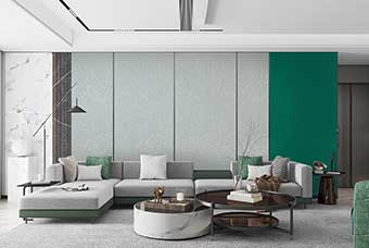 大通轻奢风格-客厅