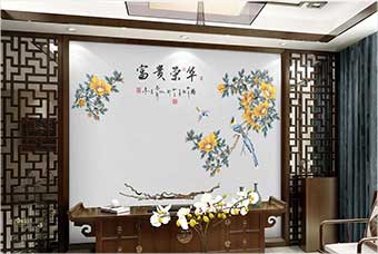 大通森佰汇航空纤维墙咔(富贵荣华)