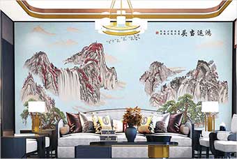 大通森佰汇航空纤维墙咔（鸿运当头）